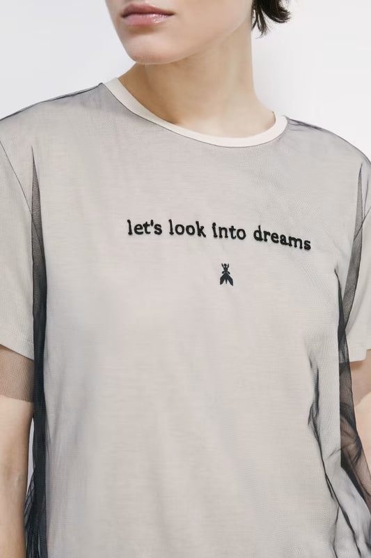 Patrizia Pepe T-shirt statement double layer