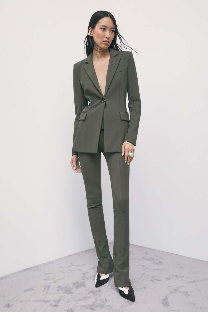Patrizia Pepe Blazer slim in punto stoffa