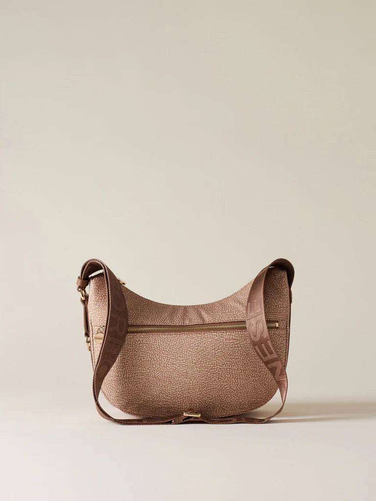 Borbonese ECO LINE LUNA BAG SMALL beige-brown