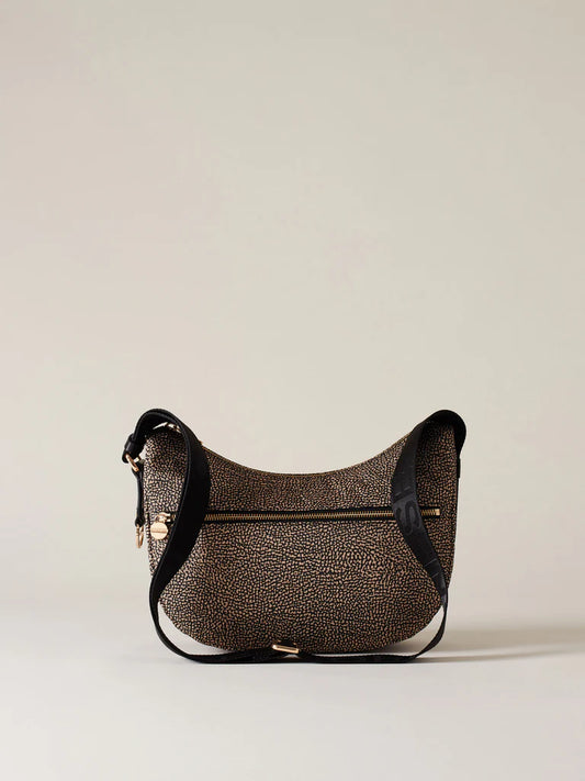 Borbonese ECO LINE LUNA BAG SMALL nero