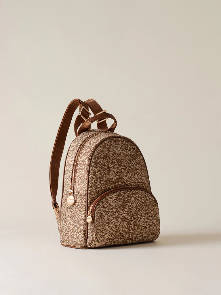 Borbonese Zaino di Tessuto Riciclato OP