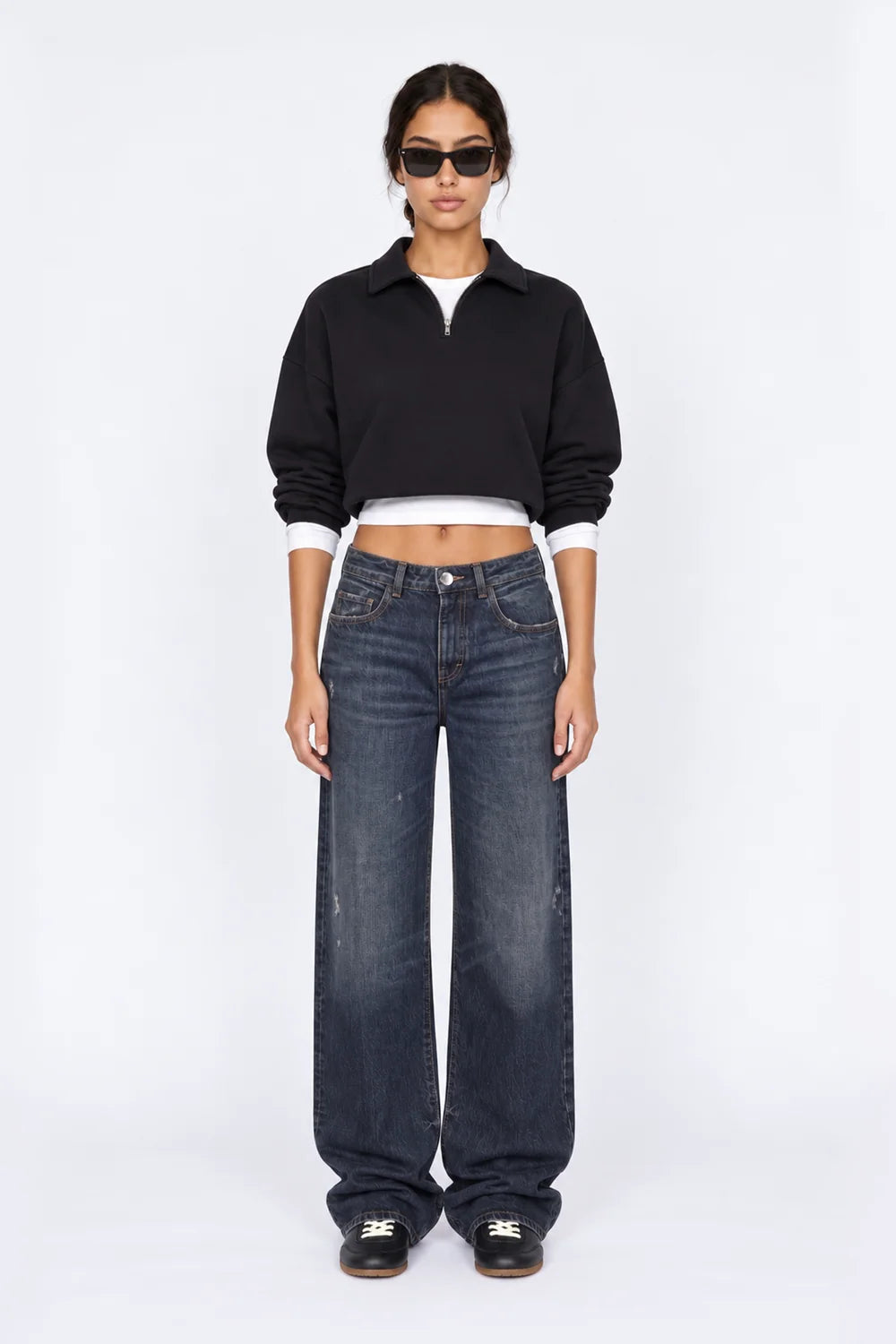 Icon denim Bea - Jeans a gamba larga da donna