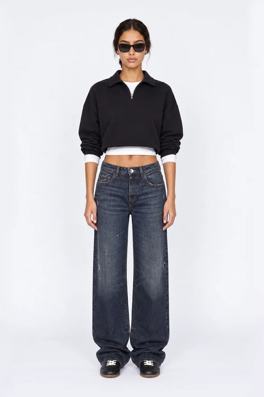 Icon denim Bea - Jeans a gamba larga da donna