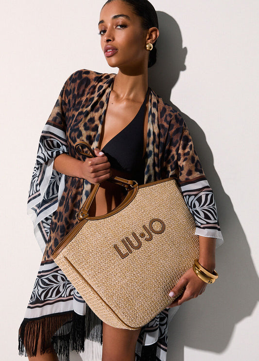 Liu Jo Borsa tote grande in rafia