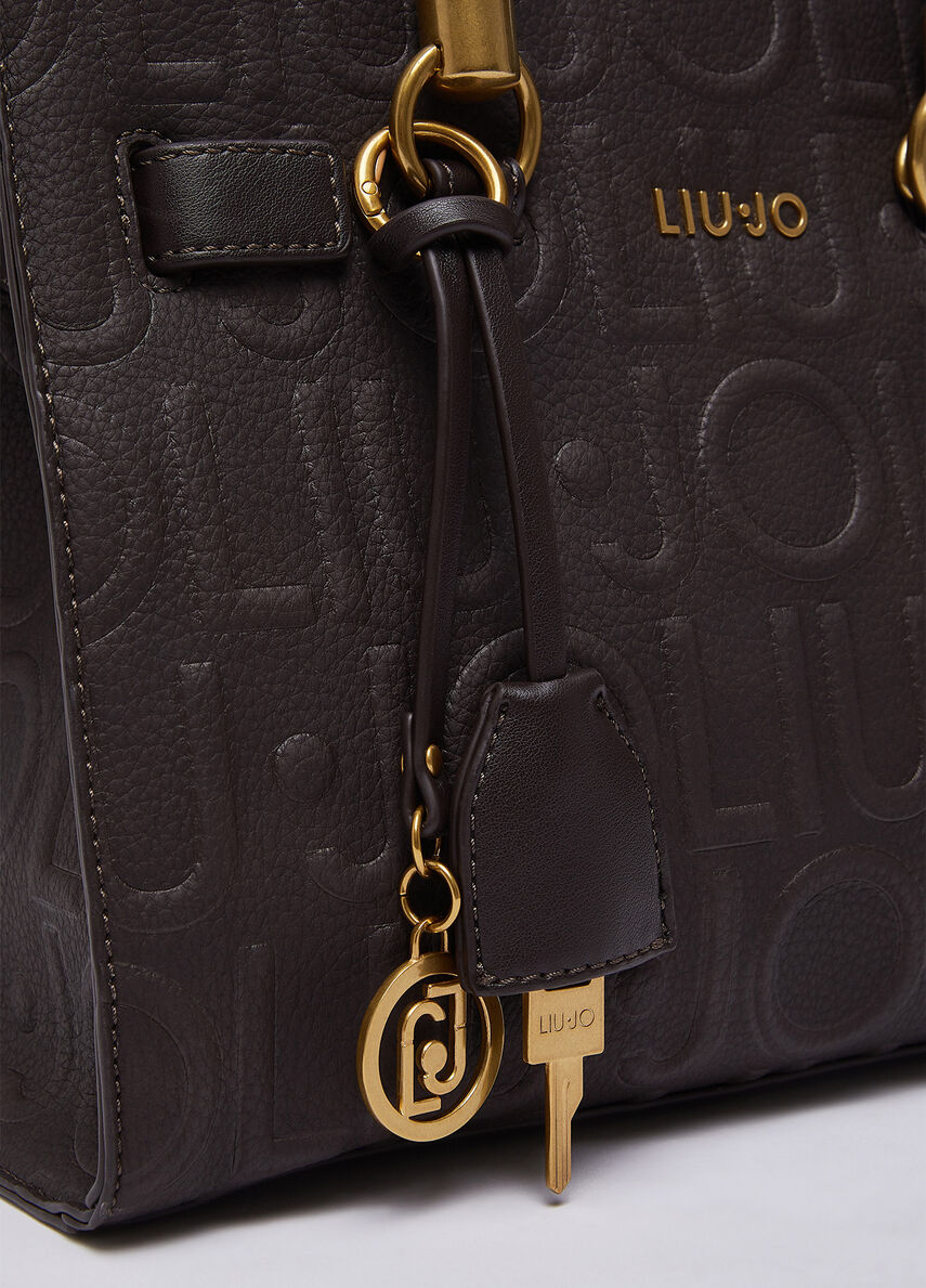 Liu Jo Borsa satchel piccola marrone scuro