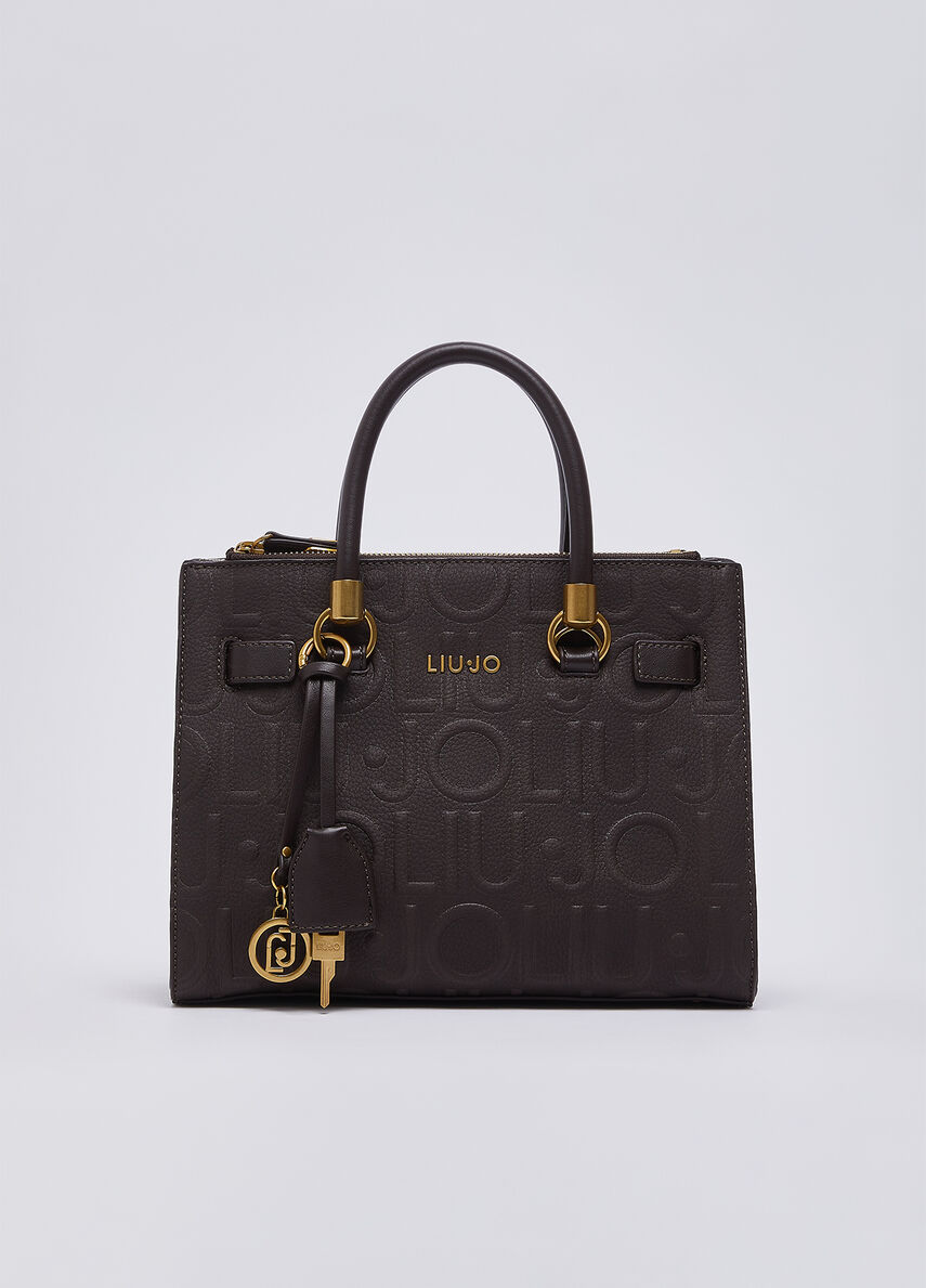 Liu Jo Borsa satchel piccola marrone scuro