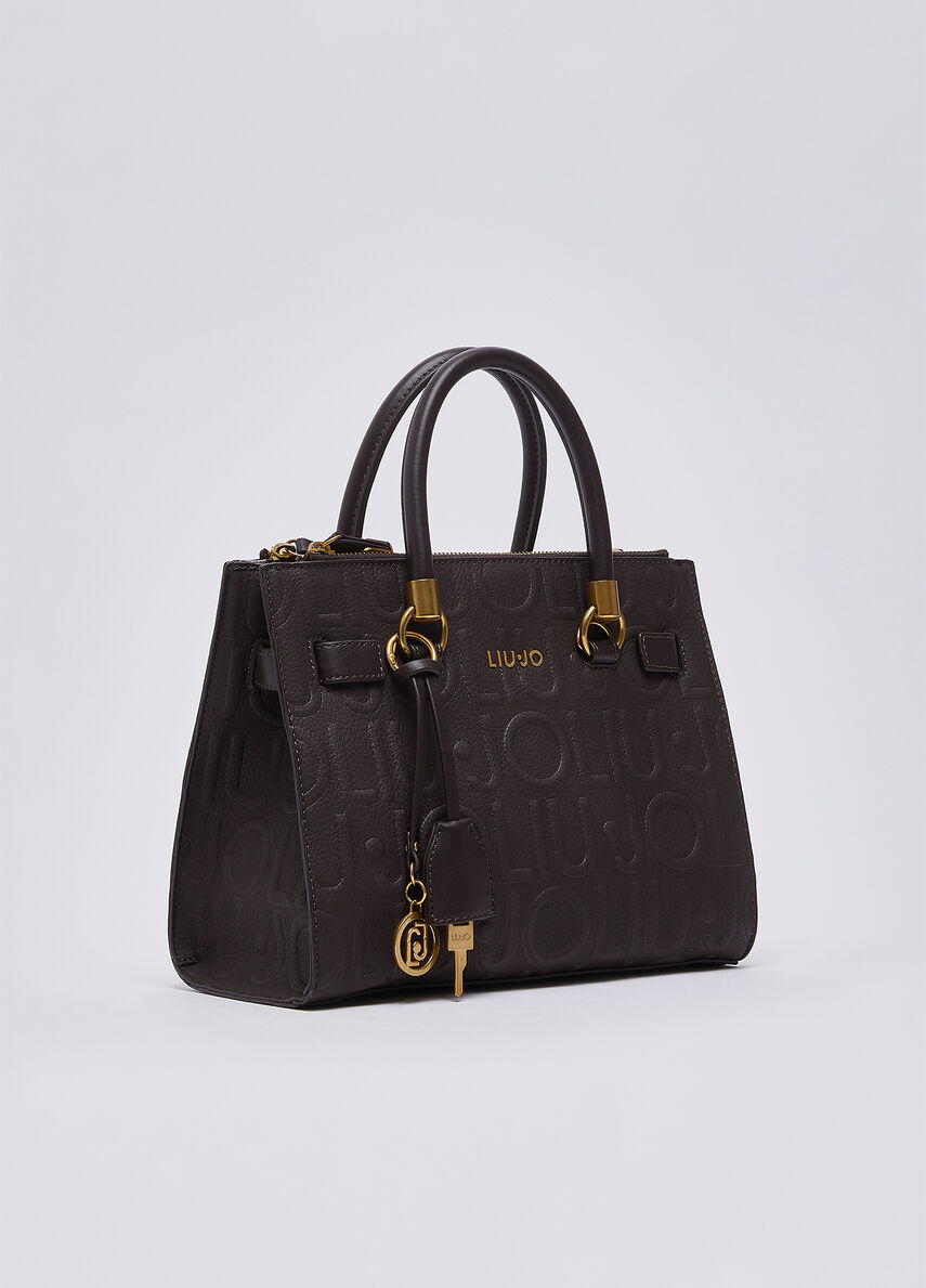 Liu Jo Borsa satchel piccola marrone scuro
