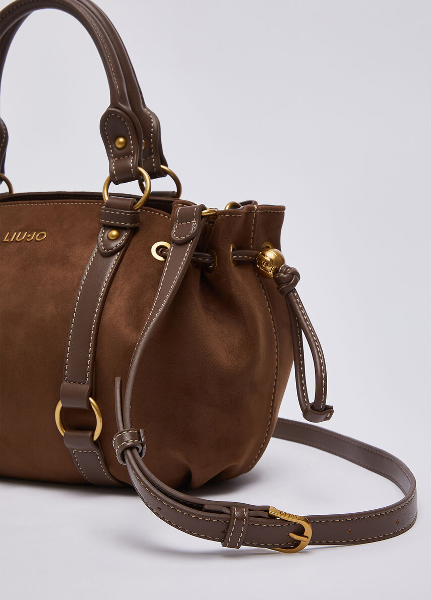 Liu Jo Borsa piccola con coulisse col tabacco