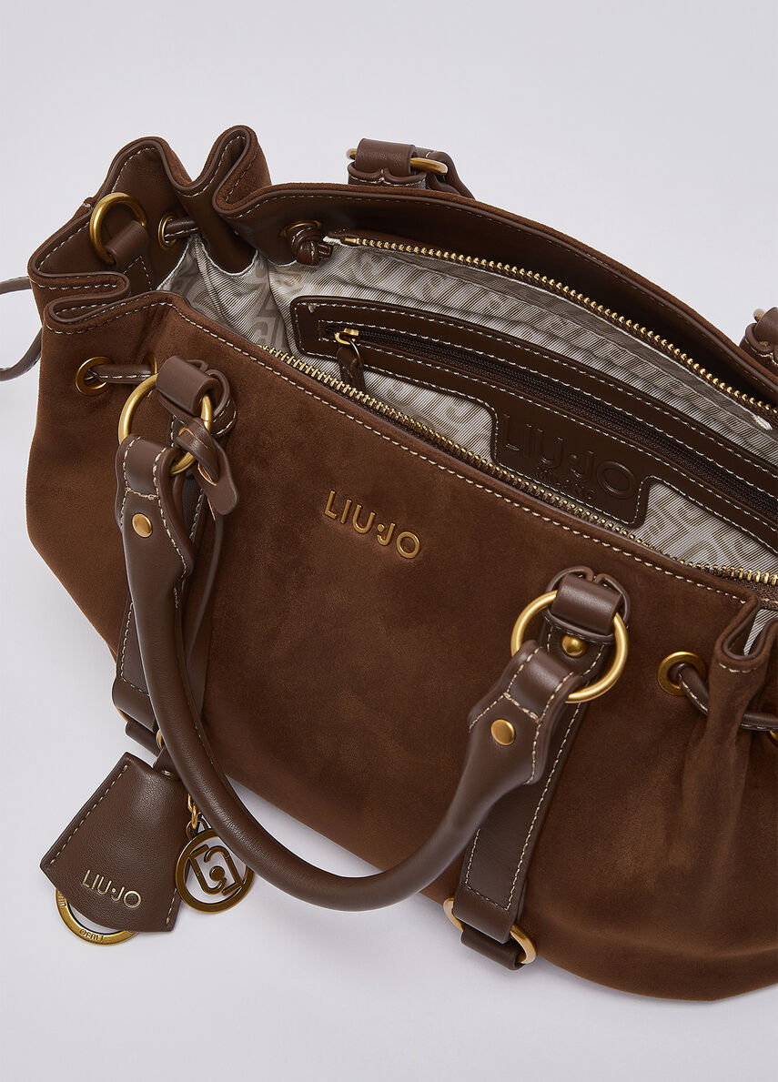 Liu Jo Borsa piccola con coulisse col tabacco