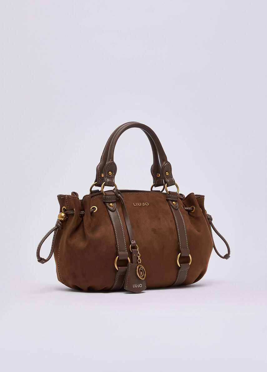Liu Jo Borsa piccola con coulisse col tabacco