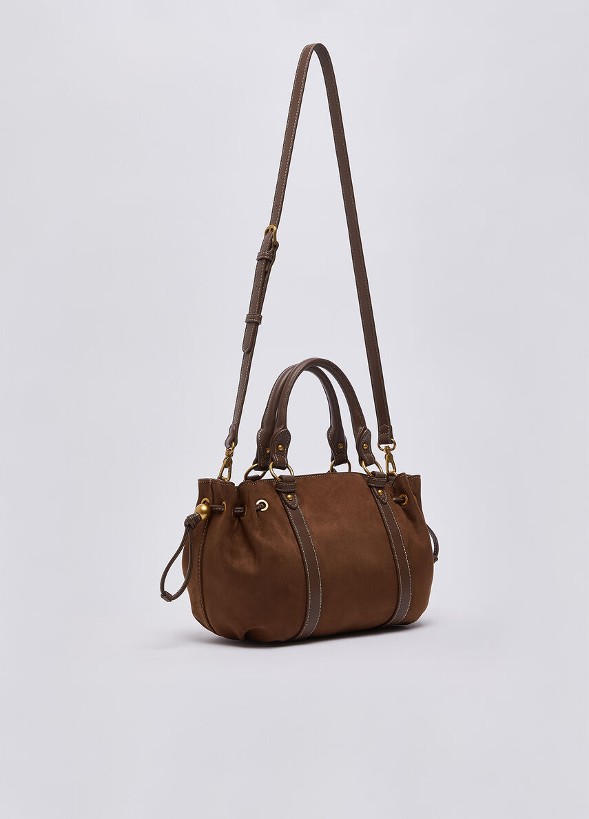 Liu Jo Borsa piccola con coulisse col tabacco