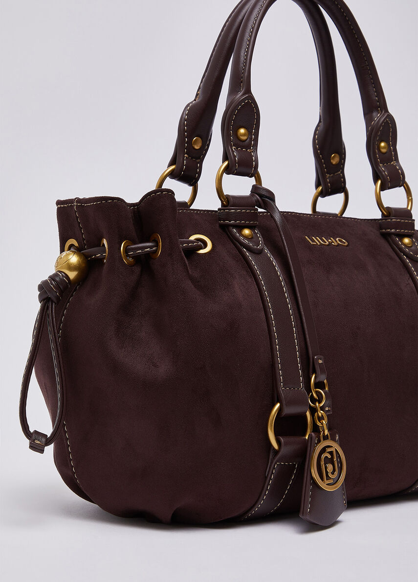 Liu Jo Borsa piccola con coulisse col melanzana