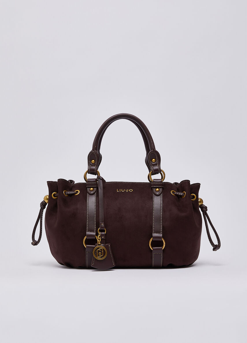 Liu Jo Borsa piccola con coulisse col melanzana