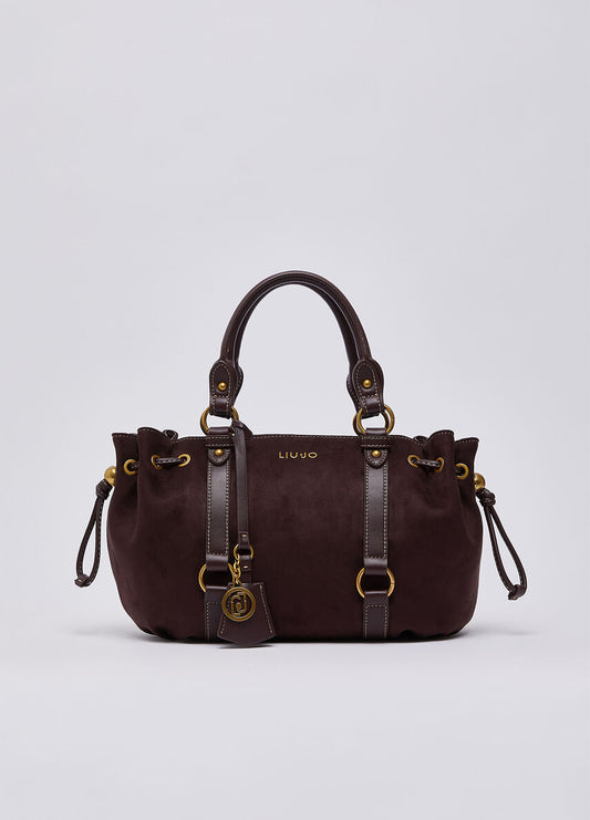 Liu Jo Borsa piccola con coulisse col melanzana
