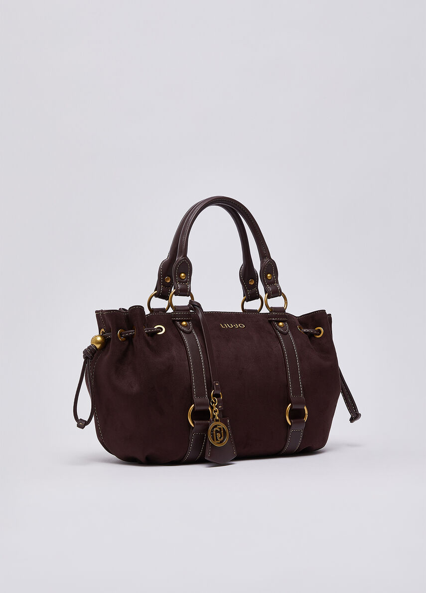 Liu Jo Borsa piccola con coulisse col melanzana