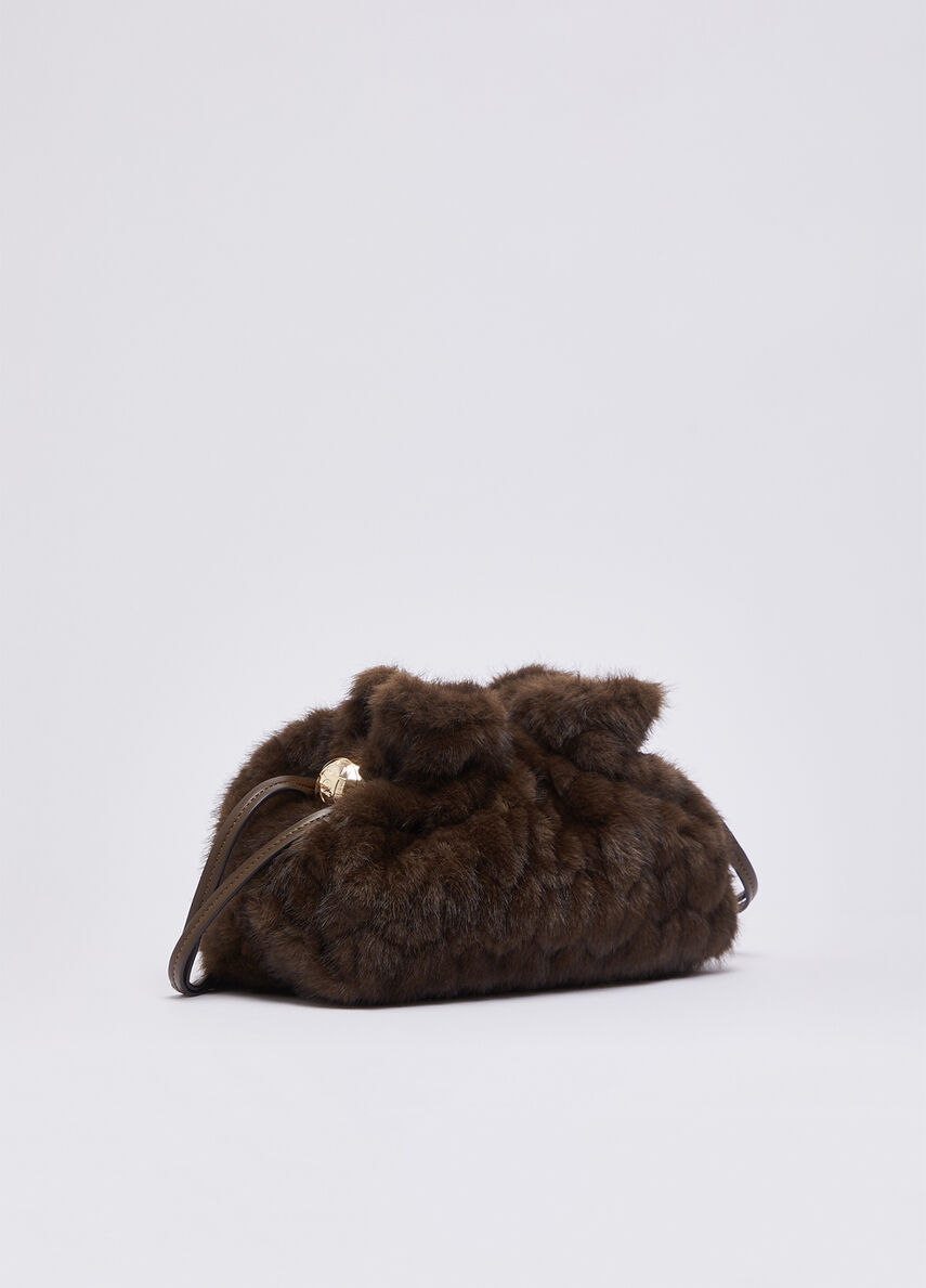 Liu Jo Borsa Riccy piccola in pelliccia sintetica