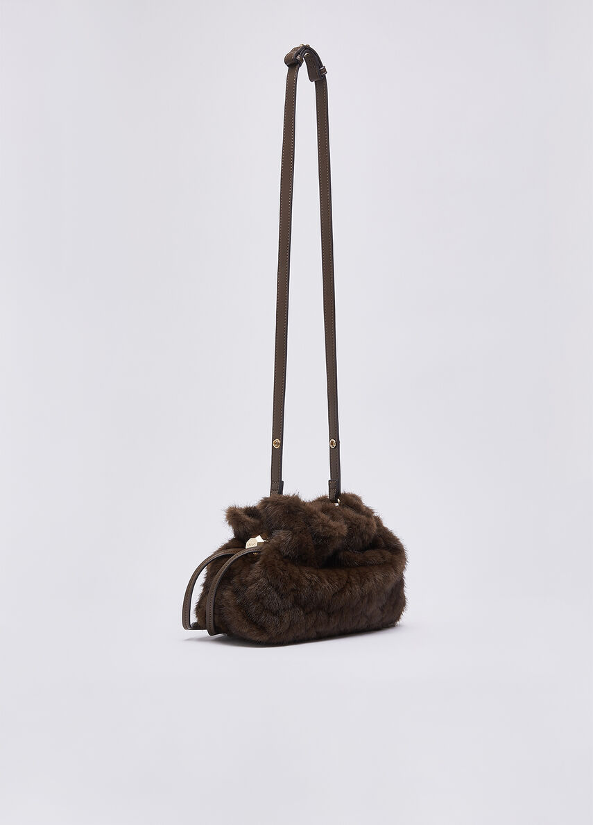 Liu Jo Borsa Riccy piccola in pelliccia sintetica