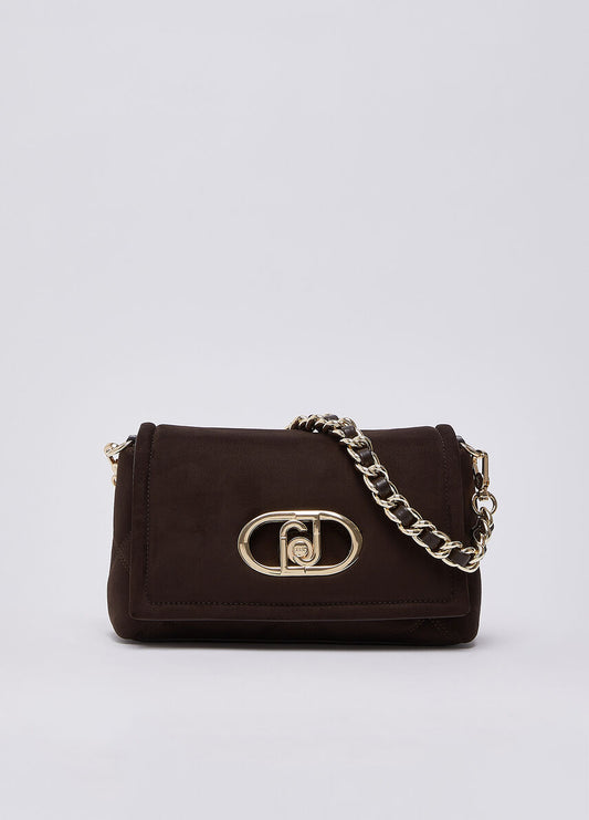 Liu Jo Borsa LaPuffy media in microfibra col cacao