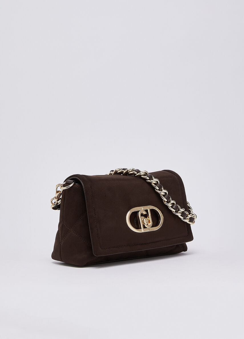 Liu Jo Borsa LaPuffy media in microfibra col cacao