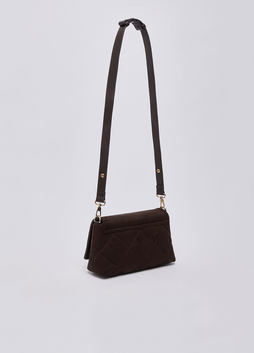 Liu Jo Borsa LaPuffy media in microfibra col cacao