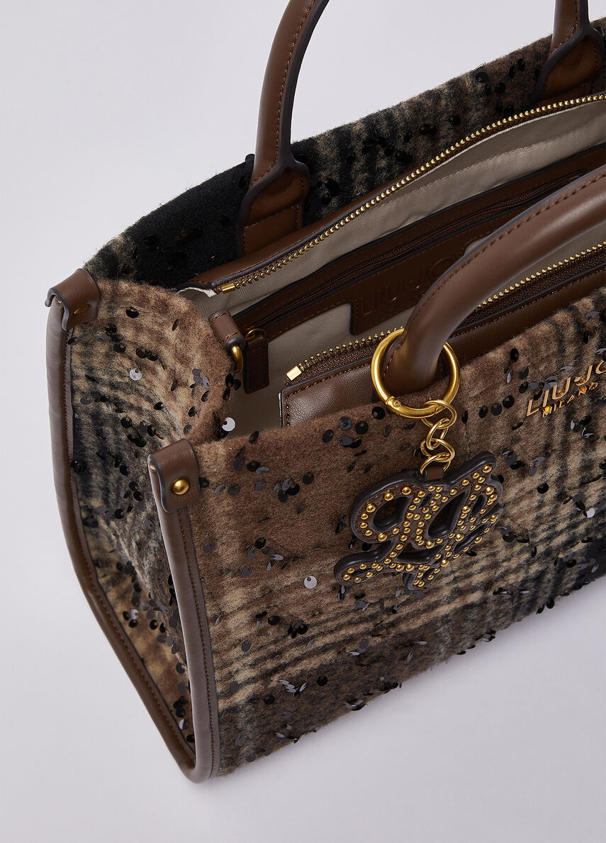 Liu Jo Borsa media check con paillettes