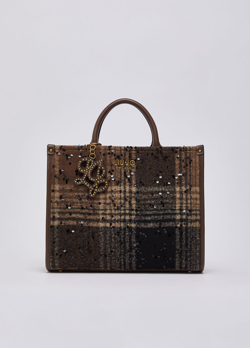 Liu Jo Borsa media check con paillettes