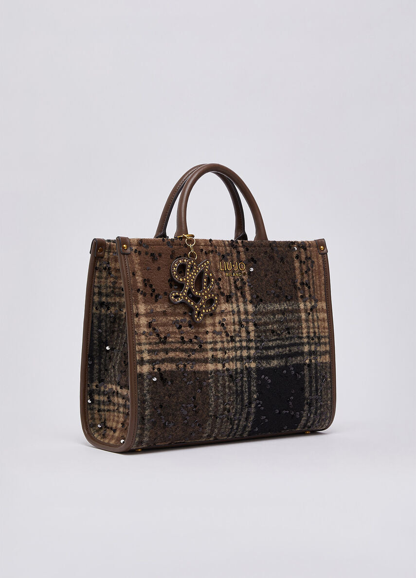 Liu Jo Borsa media check con paillettes