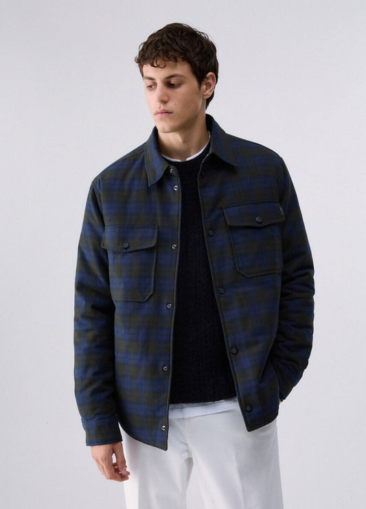 Loi Jo UOMO Overshirt in tartan