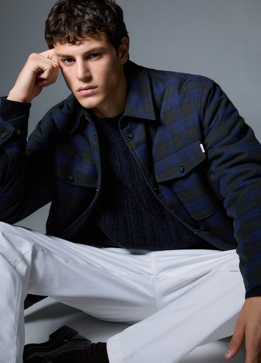 Loi Jo UOMO Overshirt in tartan