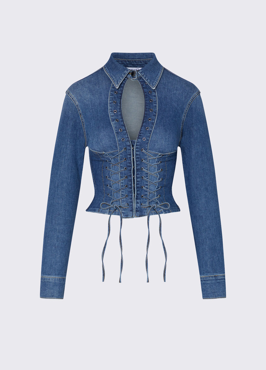 Liu Jo Denim shirt with ties