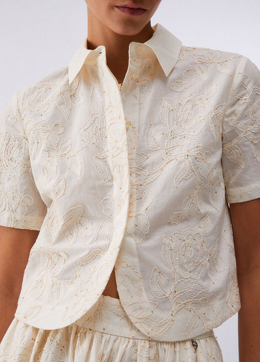 Liu Jo Camicia con ricami e paillettes