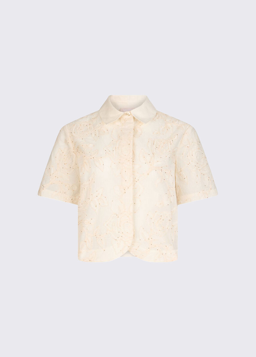 Liu Jo Camicia con ricami e paillettes