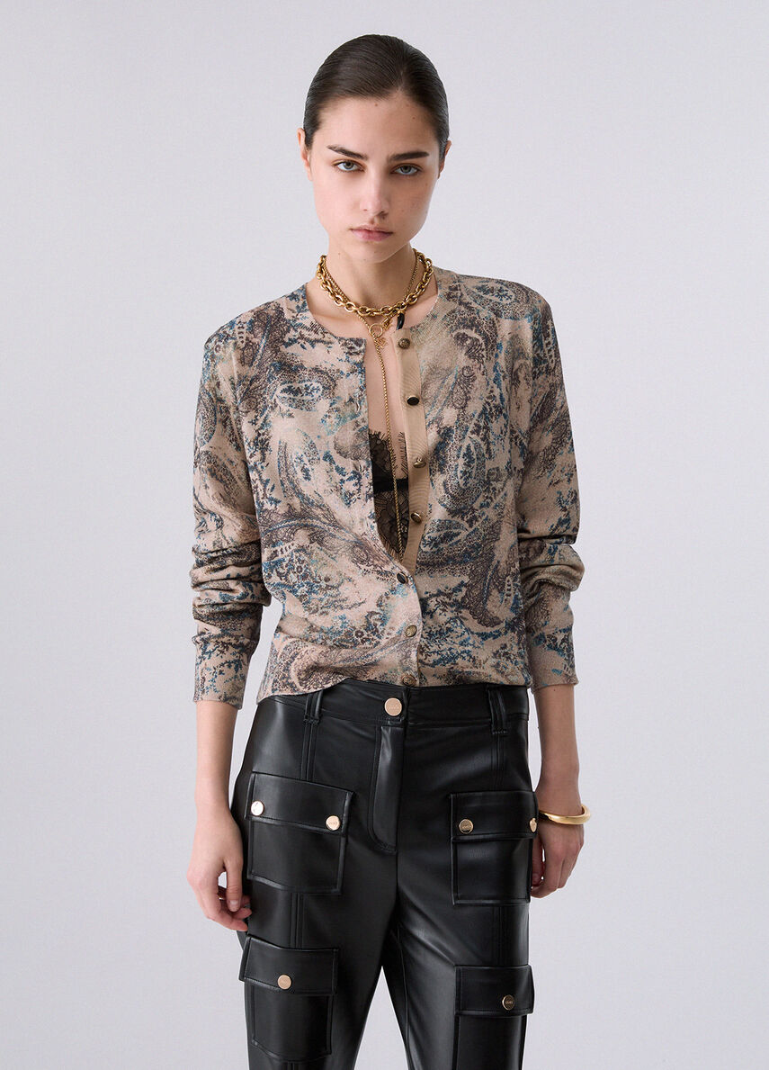 Liu Jo Cardigan in maglia stampata