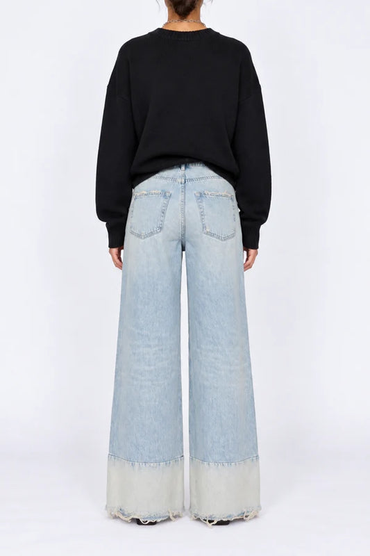 Icon Denim Evi - Jeans a gamba larga da donna