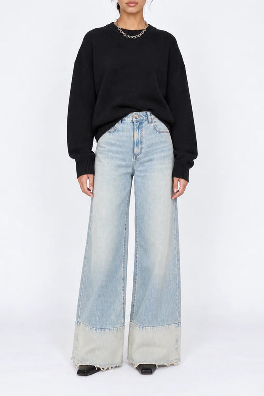 Icon Denim Evi - Jeans a gamba larga da donna