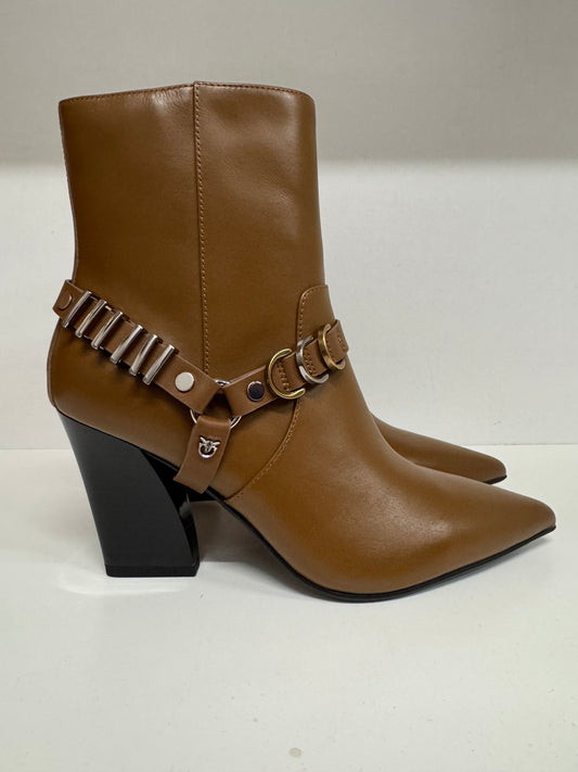 Pinko ANKLE BOOT CALF LEATHER SIGARO VIOLA 02