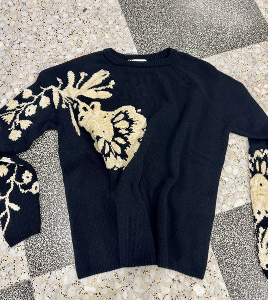 iBlues Zarda black and ivory jersey