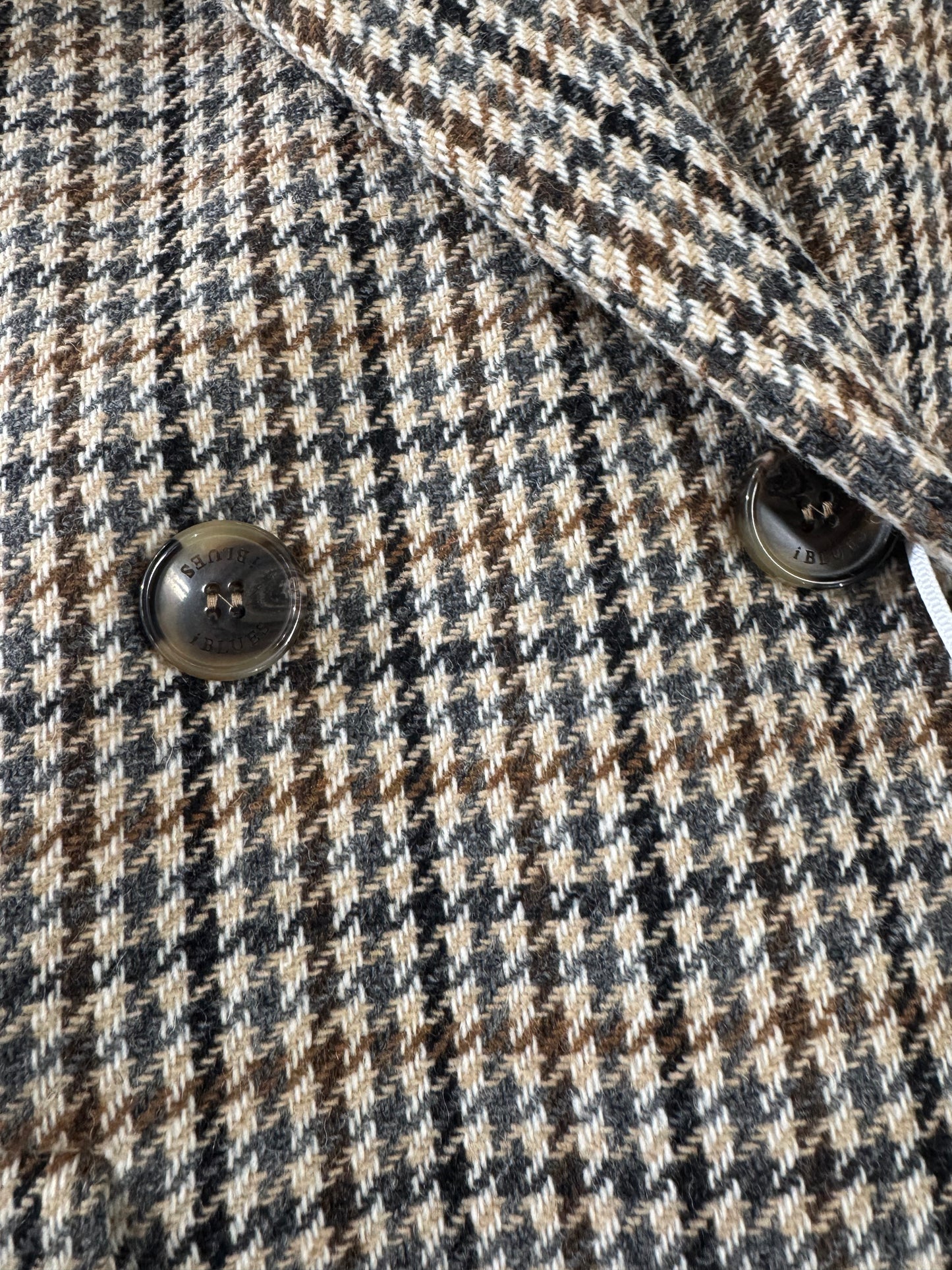 iBlues cappotto pied-de-poule Afono