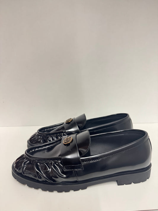 Pinko Mocassino box calf leather nero NORA01