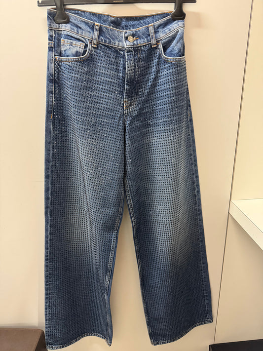 Liu Jo Jeans baggy con borchie