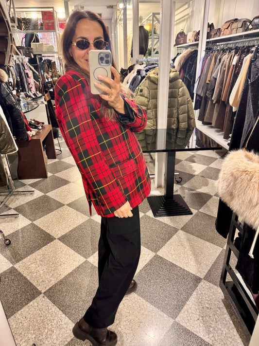 Vicolo Giacca scacchi rossa