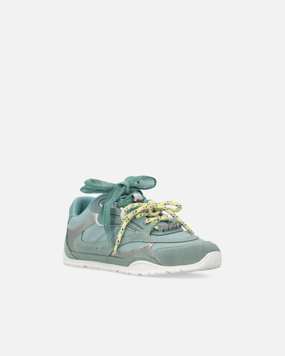 Pinko Sneakers con lacci doppi e applicazioni