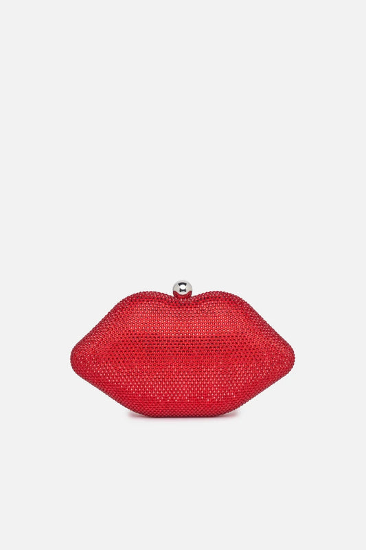 Twentyfourhaitch CLUTCH BOCCA YLENOR ROSSA