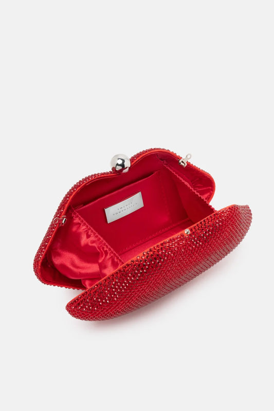 Twentyfourhaitch CLUTCH BOCCA YLENOR ROSSA