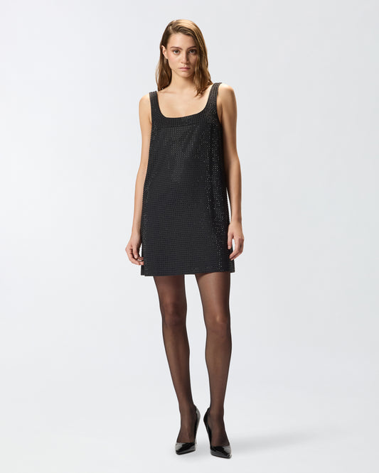 Pinko Abito Aroa corto full strass