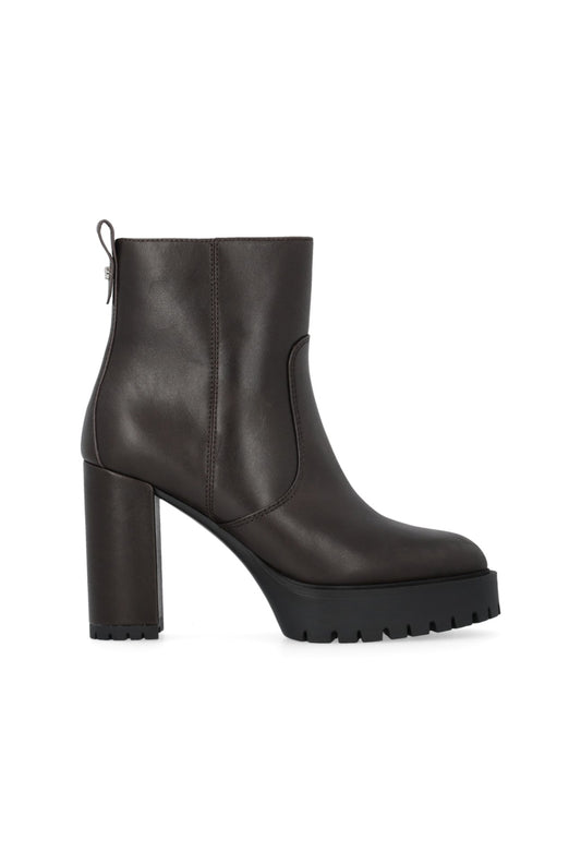 Pinko ANKLE BOOT CALF LEATHER/LINING FUR MORO
