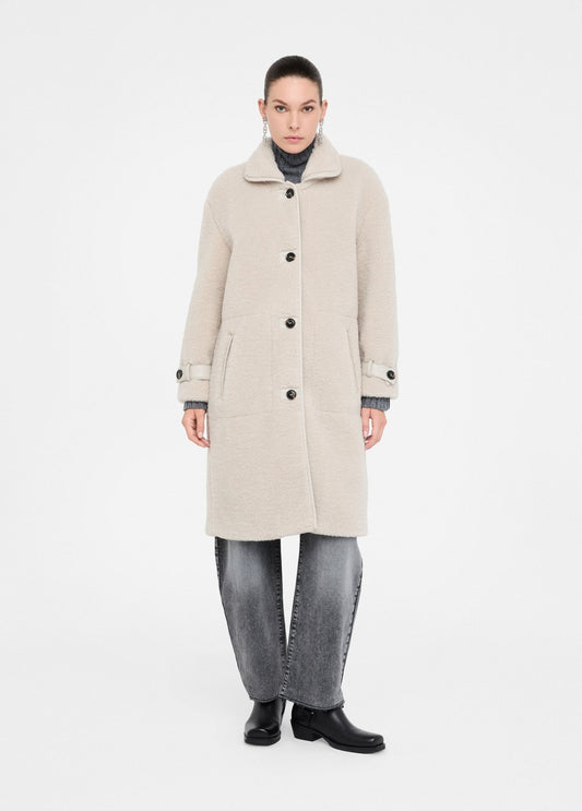 Liu Jo Cappotto in tessuto teddy