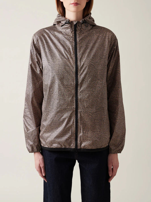 Borbonese Giacca Antivento di Tessuto Riciclato OP naturale