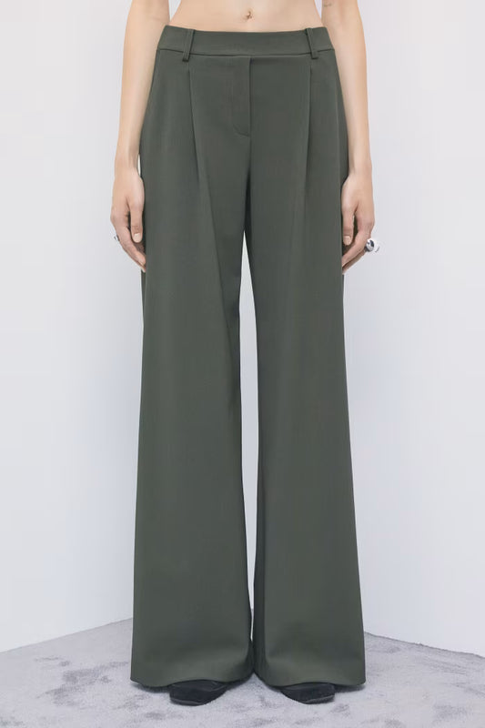 Patrizia Pepe Pantaloni palazzo con pinces
