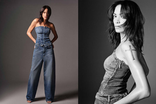 LIU JO Baggy jeans with ties